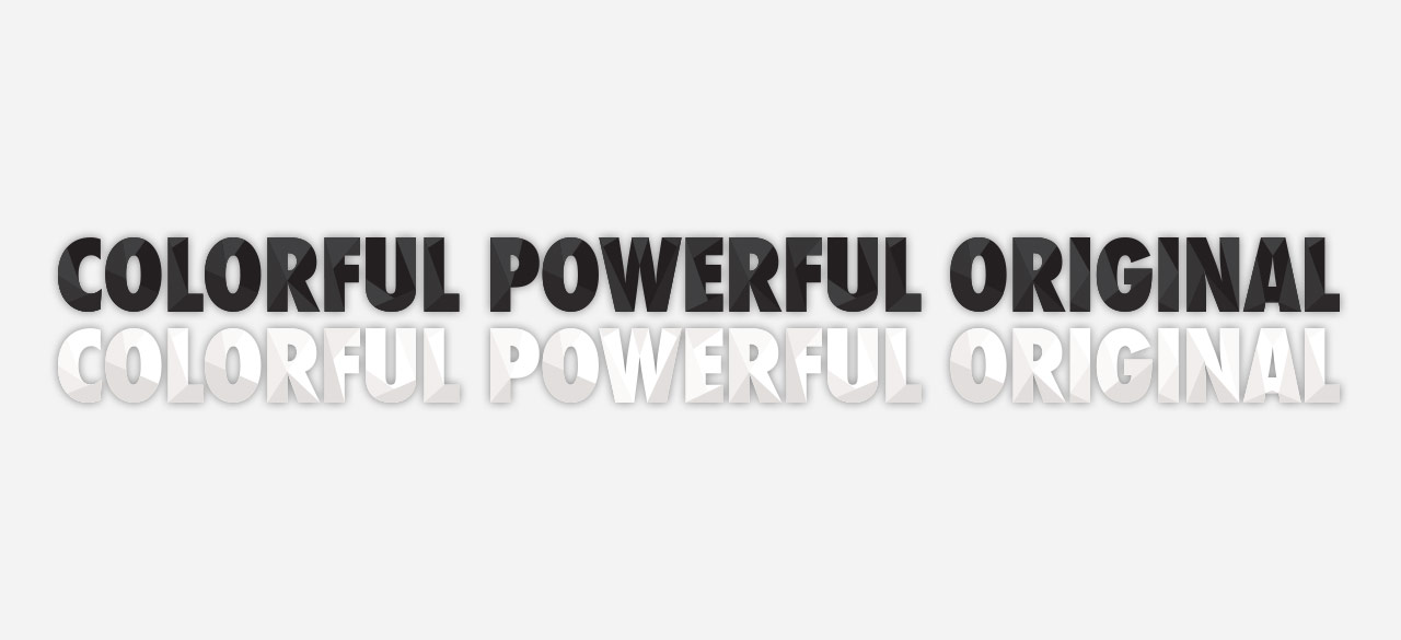ICG Marketing - IC7 Colourful Powerful Original Typographical Treatment
